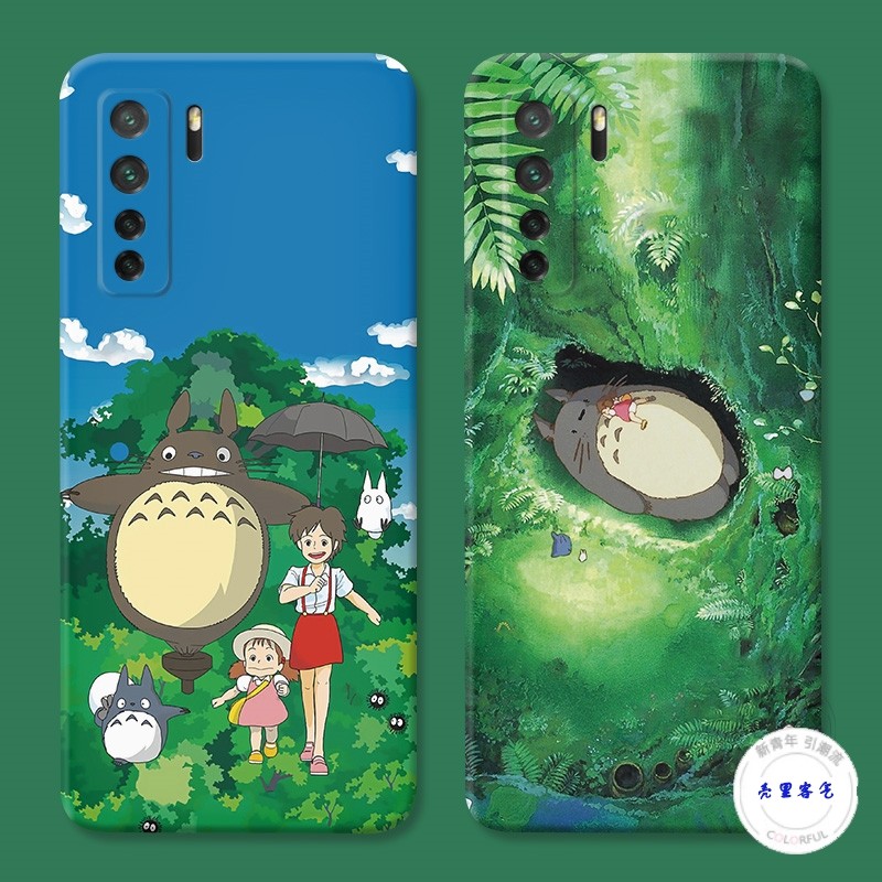 适用于可爱龙猫华为nova7pro手机壳10se麦芒11卡通9宫