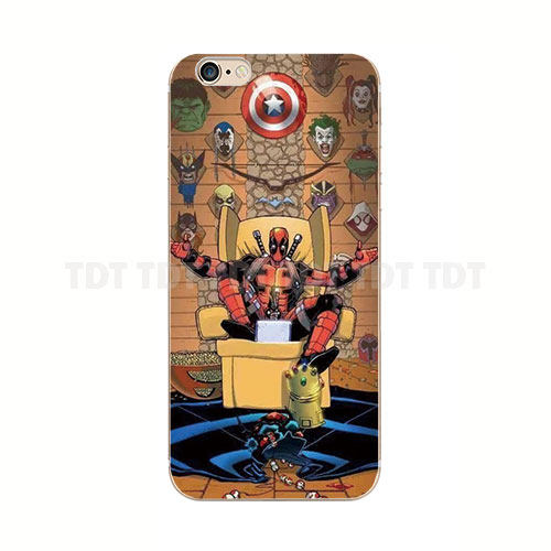 iphoneX苹果5/14/12pro手机壳魅族Pro6漫威死侍适用Deadpool适用