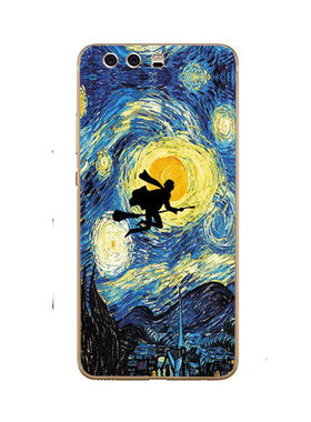 华为p10plus/Nova2/P8手机壳红米Note5A哈利波特适用恶搞梵高星空