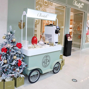 铁艺花车售卖车移动小吃车地摊车餐车摊位车促销 车户外推车展示车