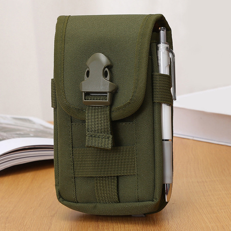 手机腰包双层易带男款钱包壳耐用腰带新款升级帆布男士防尘