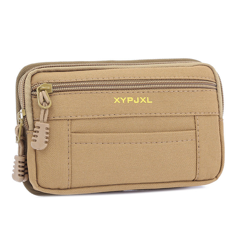 帆布多功能男士男款装手机腰包穿皮带防尘老年人工地干活耐磨结实