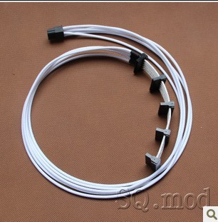 海韵X系列通用6Pin转5个SATA线单套网版可白色模组定制