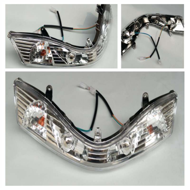 踏板摩托车助力车适用于雅马哈YMH迅鹰转向灯前罩头罩灯配JY塑料