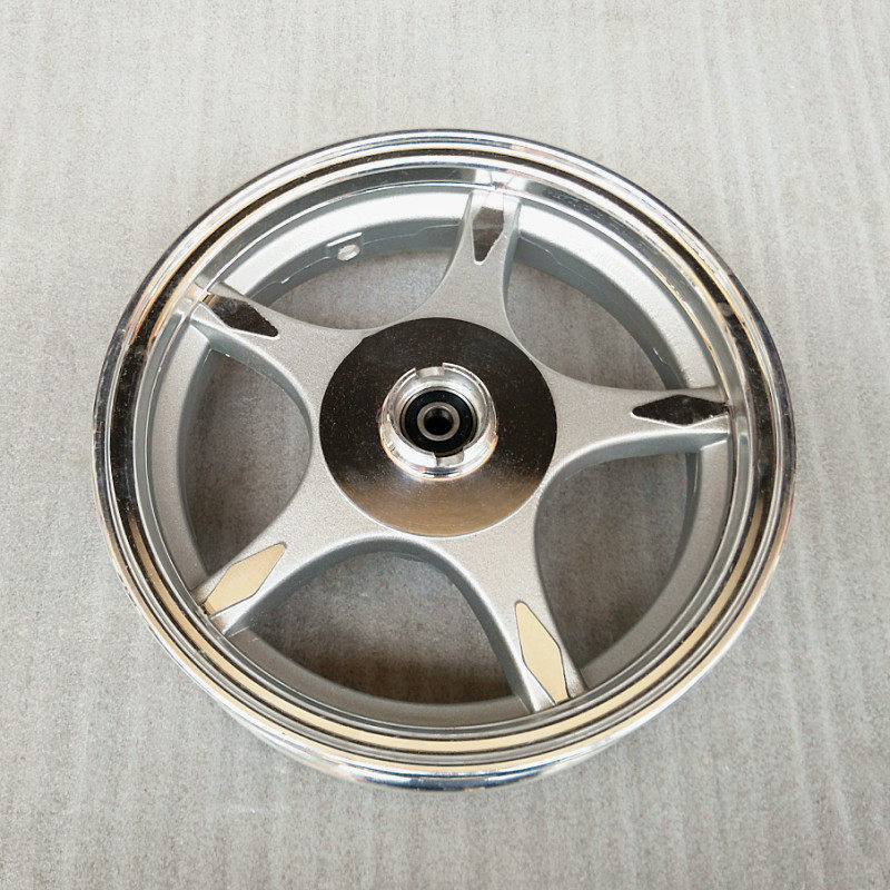 踏板摩托车GY6125适用于雅马哈YMH老款凌鹰前轮鼓前钢圈前铝轮