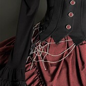 girl原创新款 Lolita魔药 哥特风 Alice 蛛网腰链 项链