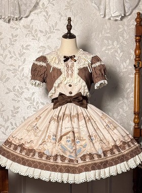 Alice girl原创新款 海盐童话 Doll感Lolita OP连衣裙