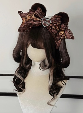 【定金】Alice girl原创新款 Lolita熊熊板巧 KC 帽子 绶带 胸章