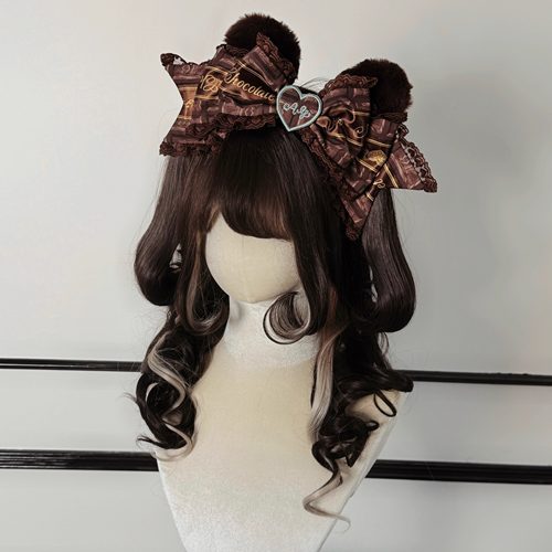 Lolita熊熊板巧doll感头饰小物