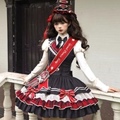 Alice 学院风jsk连衣裙 仪仗队盛典 girl原创新款 Lolita
