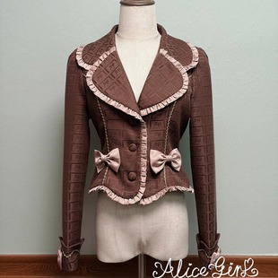 【定金】Alice girl原创新款 Lolita 熊熊板巧系列 西装外套