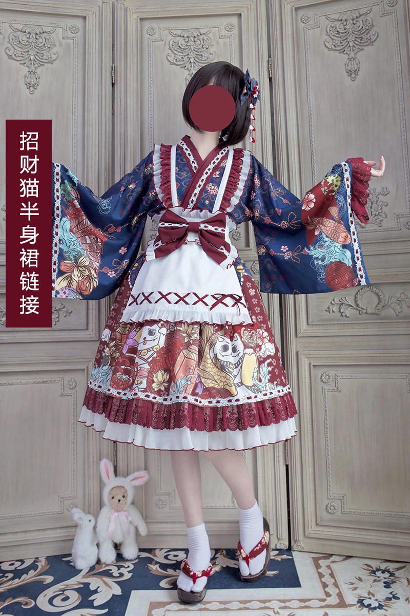 Alice girl原创新款 Lolita招财猫 蕾丝 荷叶 半身裙|ruв категории Женская одежда, юбка - от Buy2taobao.com для оказания профессиональной услуги покупки агента Taobao