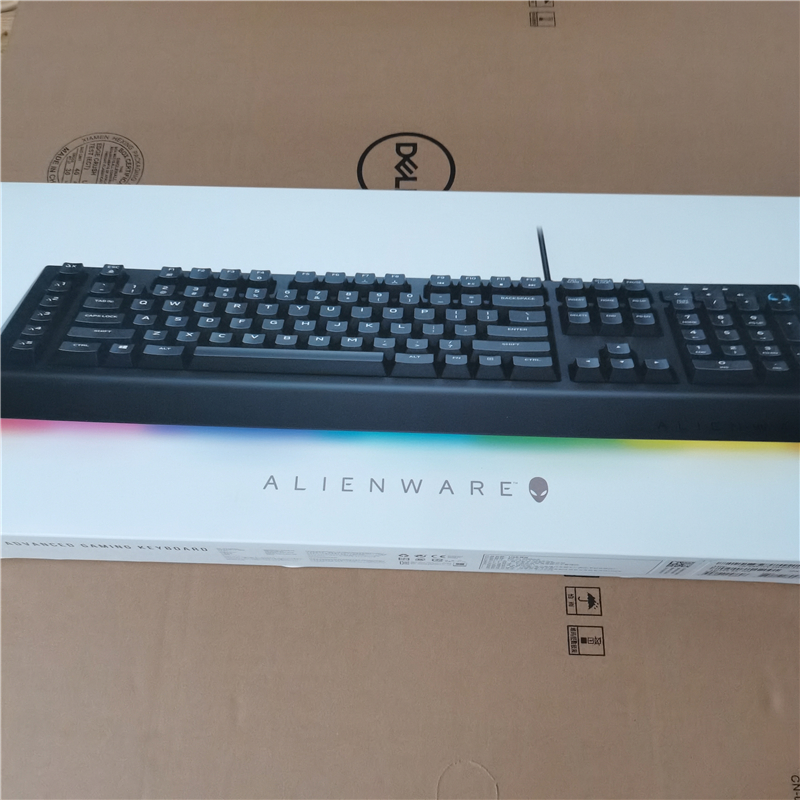 全新alienware 外星人键盘 aw568 专业游戏机械键盘日文版109键