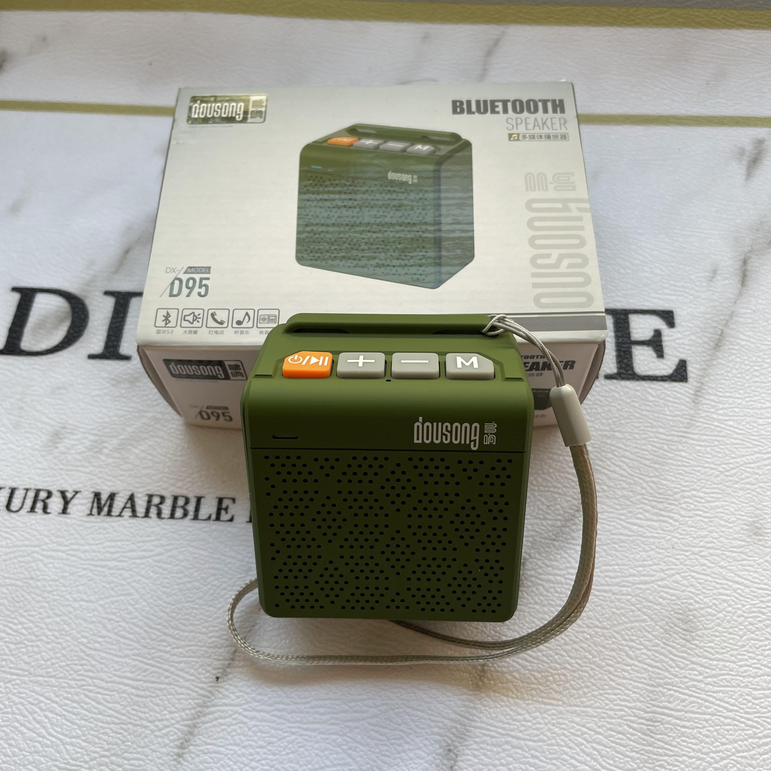 多响D95迷你便携蓝牙音箱可插卡立体声音响磨砂款桌面音乐播放器