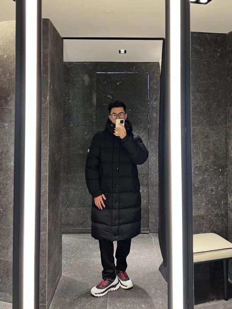 尖儿货~冬雾面保暖男女款哑光长款情侣明星中长款羽绒服鹅绒玛雅
