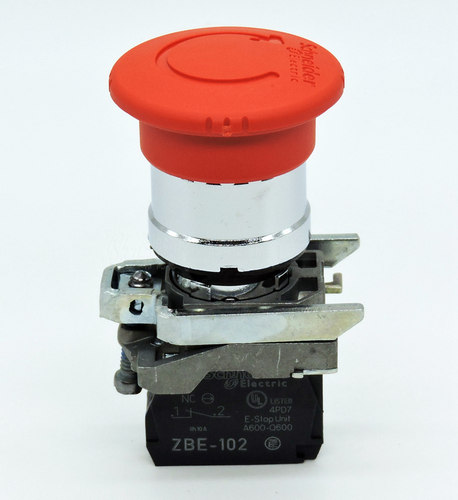 原装进口 施耐德 急停按钮开关 XB4-BS8442 ZBE102一常闭 22mm