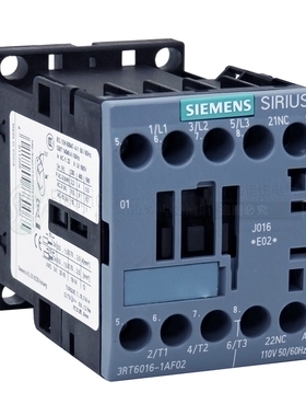原装正品 西门子 交流接触器SIRIUS 3RT6016-1AF02 110V 50/60HZ