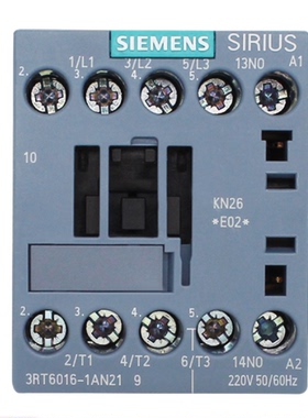 原装正品 西门子 交流接触器SIRIUS 3RT6016-1AN21 220V 50/60HZ