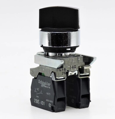 原装进口 施耐德二档锁定式选择按钮开关 ZBE-101 XB4-BD25 旋钮