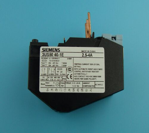 原装正品 西门子 热过载继电器保护器3US50 40-1E 3US5040 2.5-4A