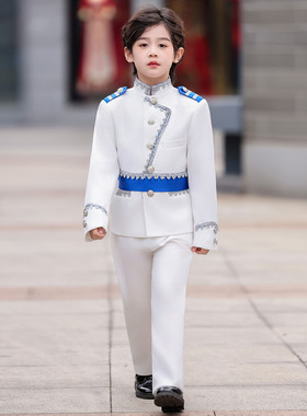 六一儿童节男童礼服欧洲风格白马王子宫廷风主题服装万圣节演出服
