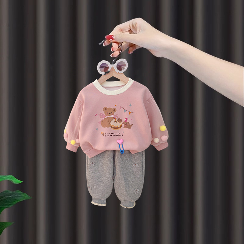 女童春秋套装1一4岁儿童卫衣