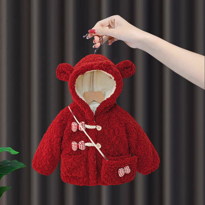 女童棉服冬装2025新款洋气