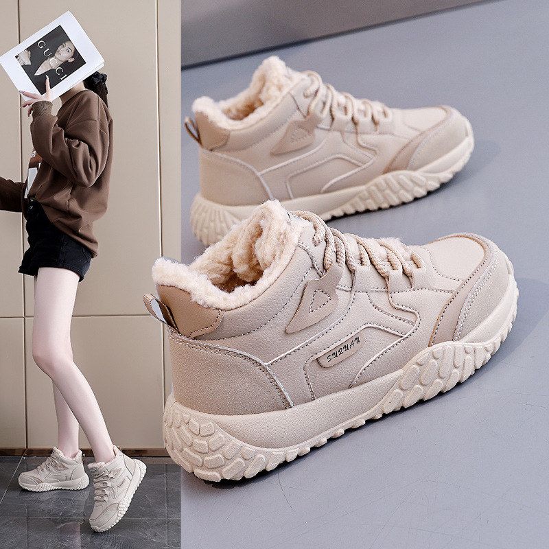 ins加绒K5207冬季棉鞋保暖休闲