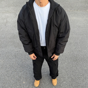 棉衣加厚外套 复古飞行员夹克棉服男高级感痞帅短款 UNCLEBLUE 美式