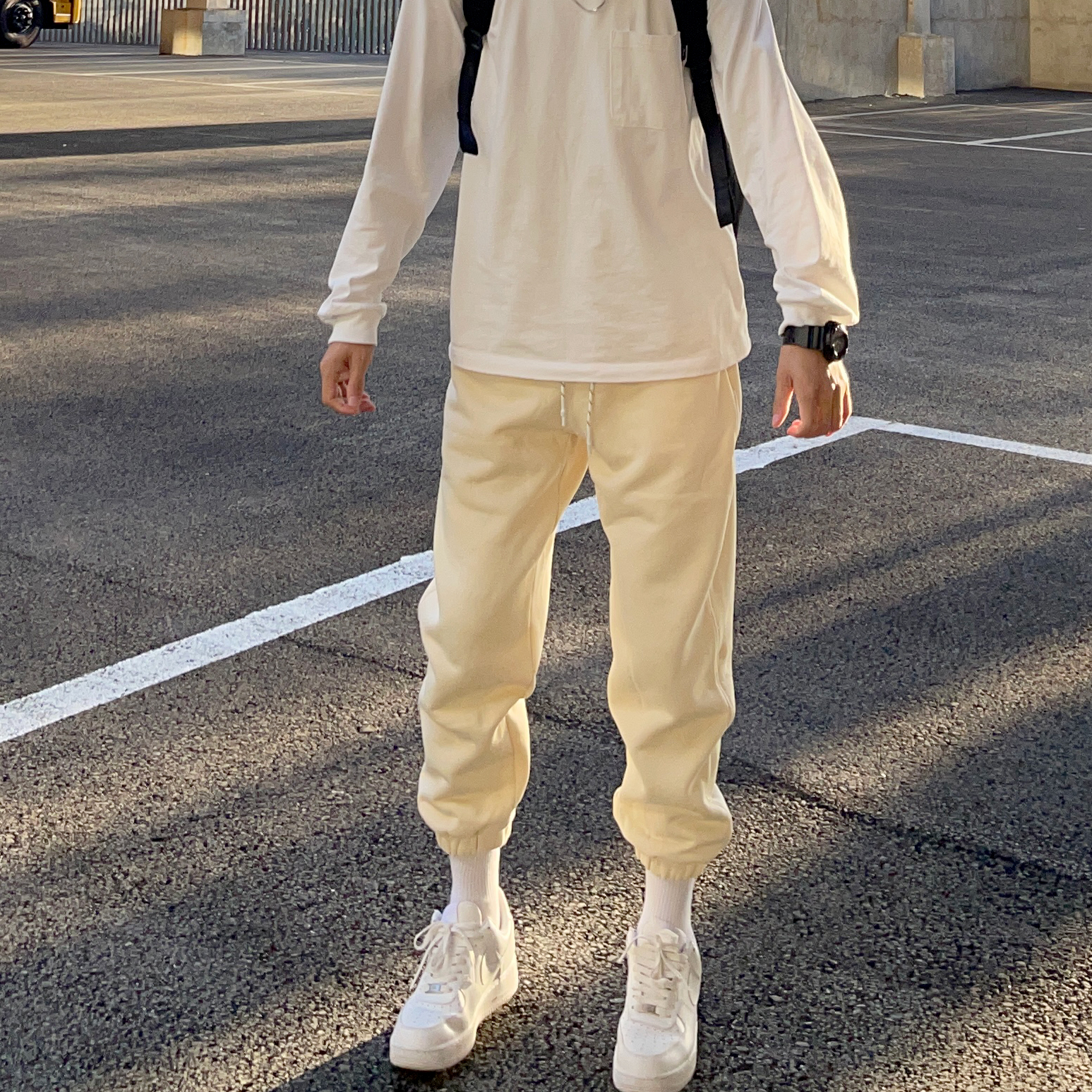 UNCLEBLUE卫裤宽松日常重磅长裤