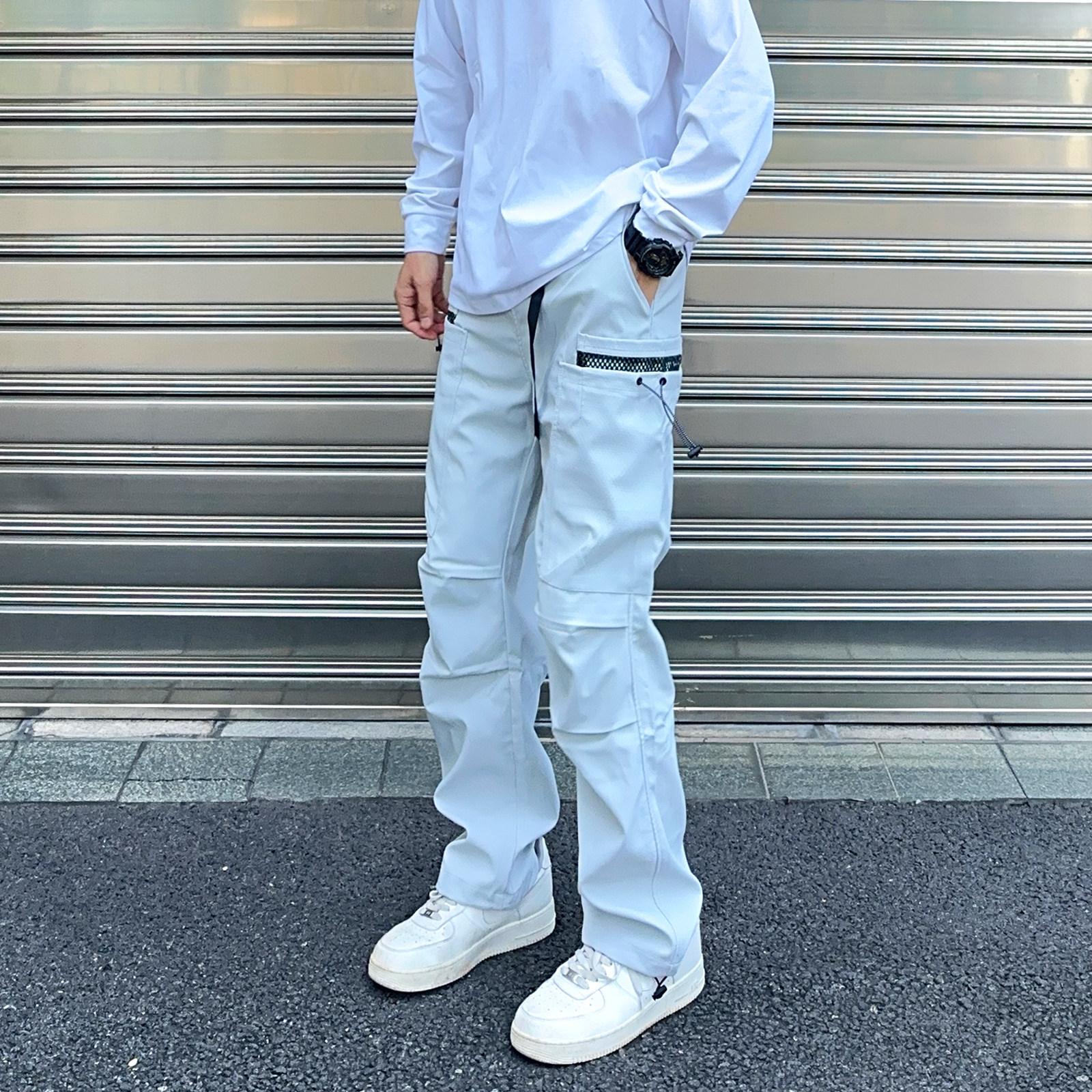 UNCLEBLUE潮牌机能风防水加绒冲锋裤山系户外伞兵两穿工装裤男,男装,休闲裤,淘宝优惠券,粉丝福利购,淘宝优惠卷