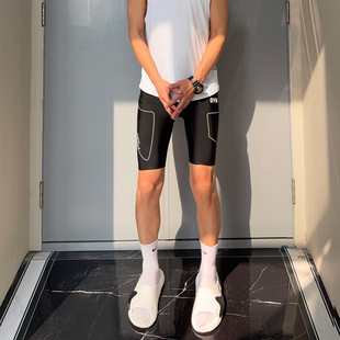 UNCLEBLUE 内啡肽系列健身紧身裤男士短裤压缩弹力运动跑步
