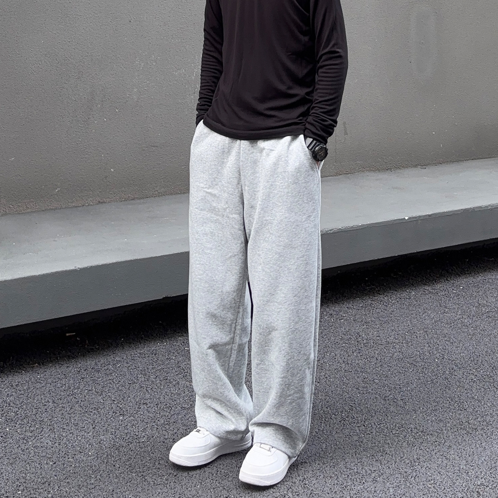 UNCLEBLUE美式休闲宽松纯色卫衣+卫裤三件套秋冬新款运动卫衣,男装,卫裤,淘宝优惠券,粉丝福利购,淘宝优惠卷