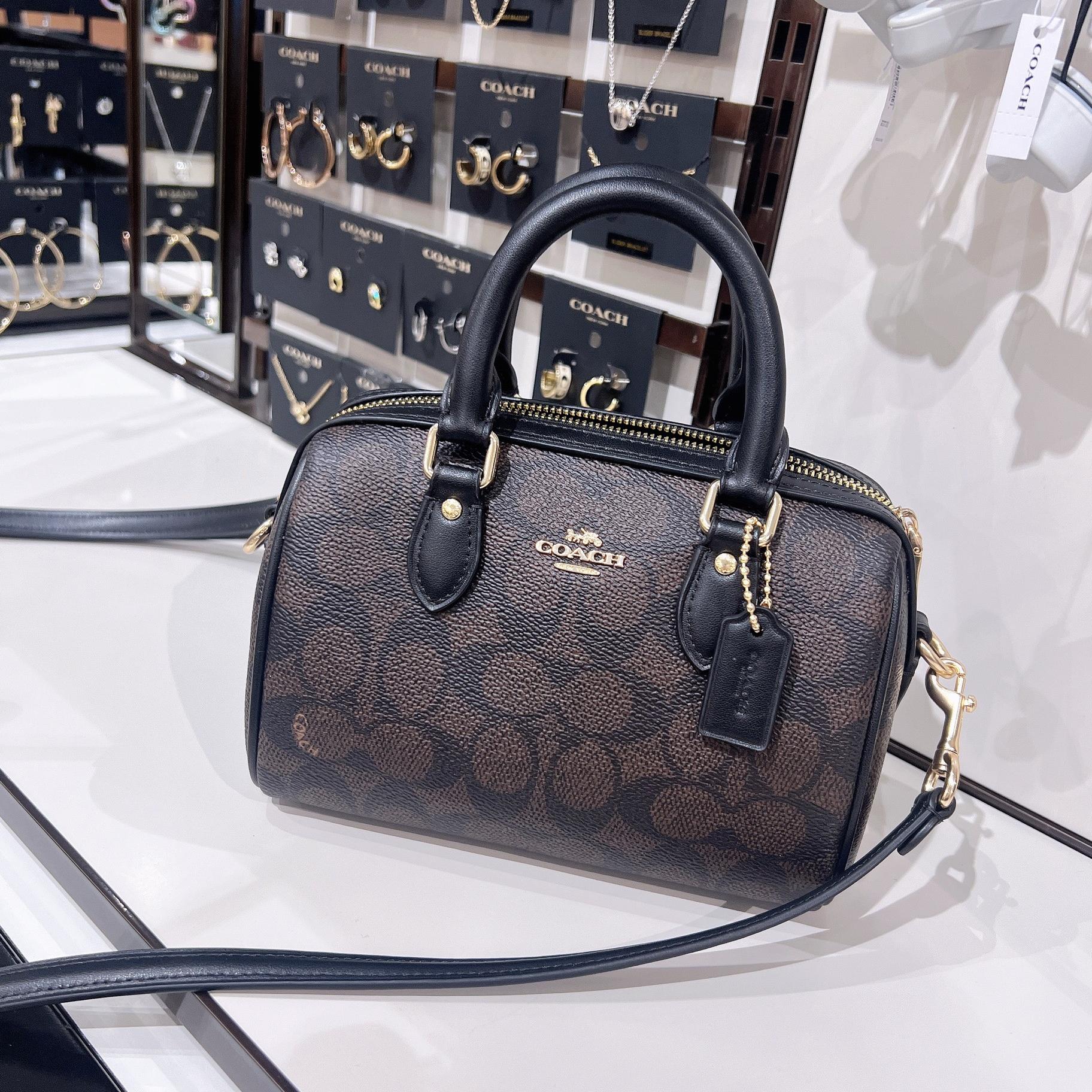 宝藏级混背 ROWAN18波士顿桶包复古枕头包女单肩包手提斜挎包2025