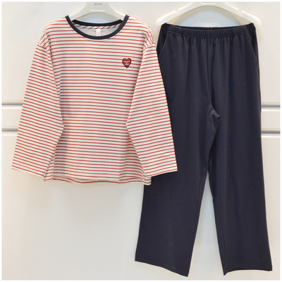 春秋季新款情侣睡衣套装