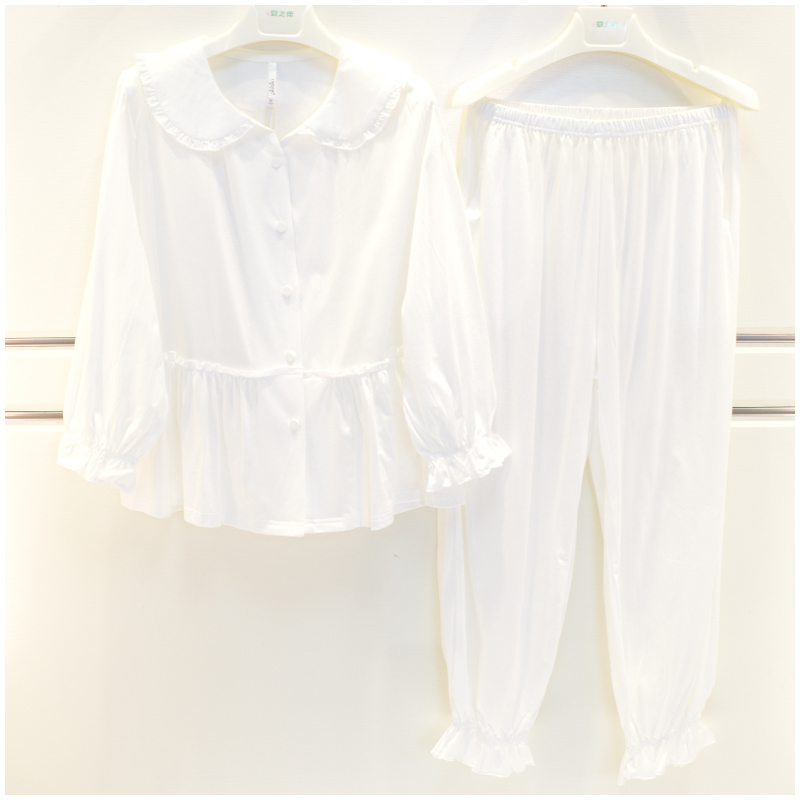 妮可雅女纯棉公主风家居服