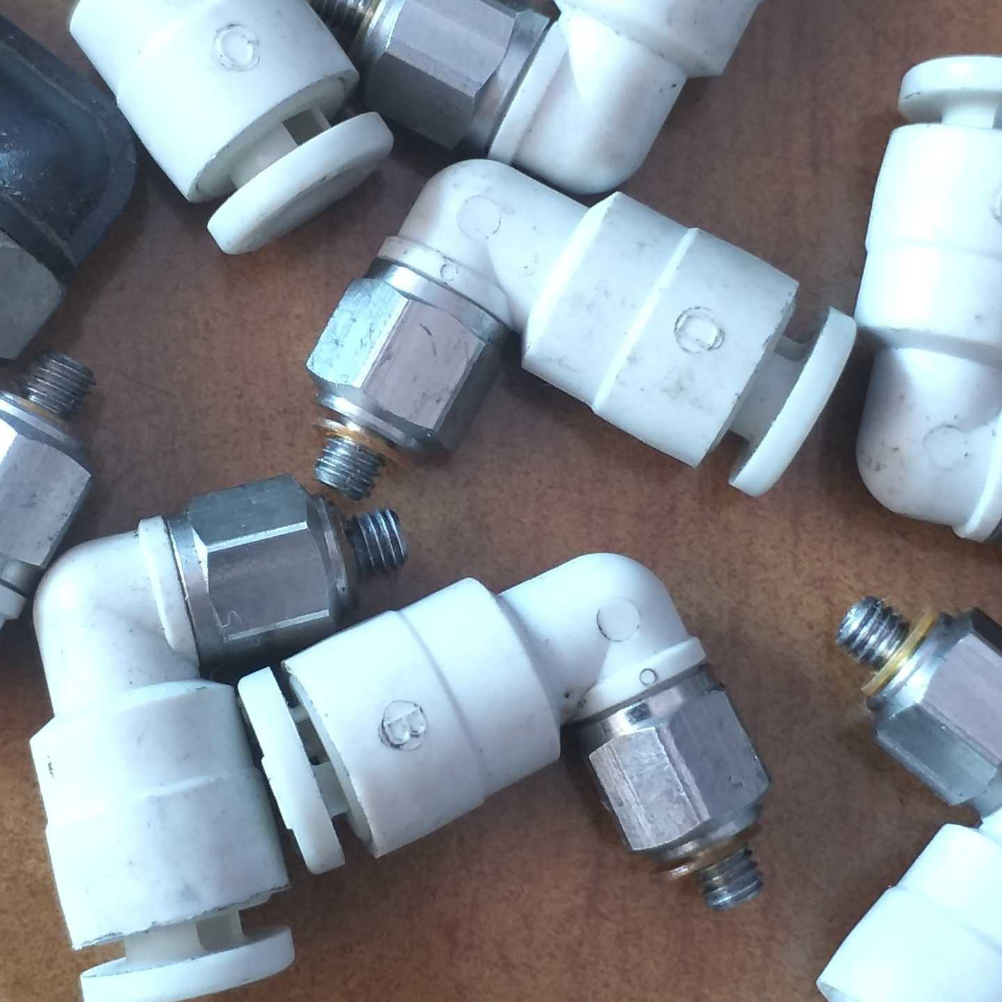 日本原装进口拆机SMC气动气管快速接头M5-04 M5螺丝牙4mm气管现货