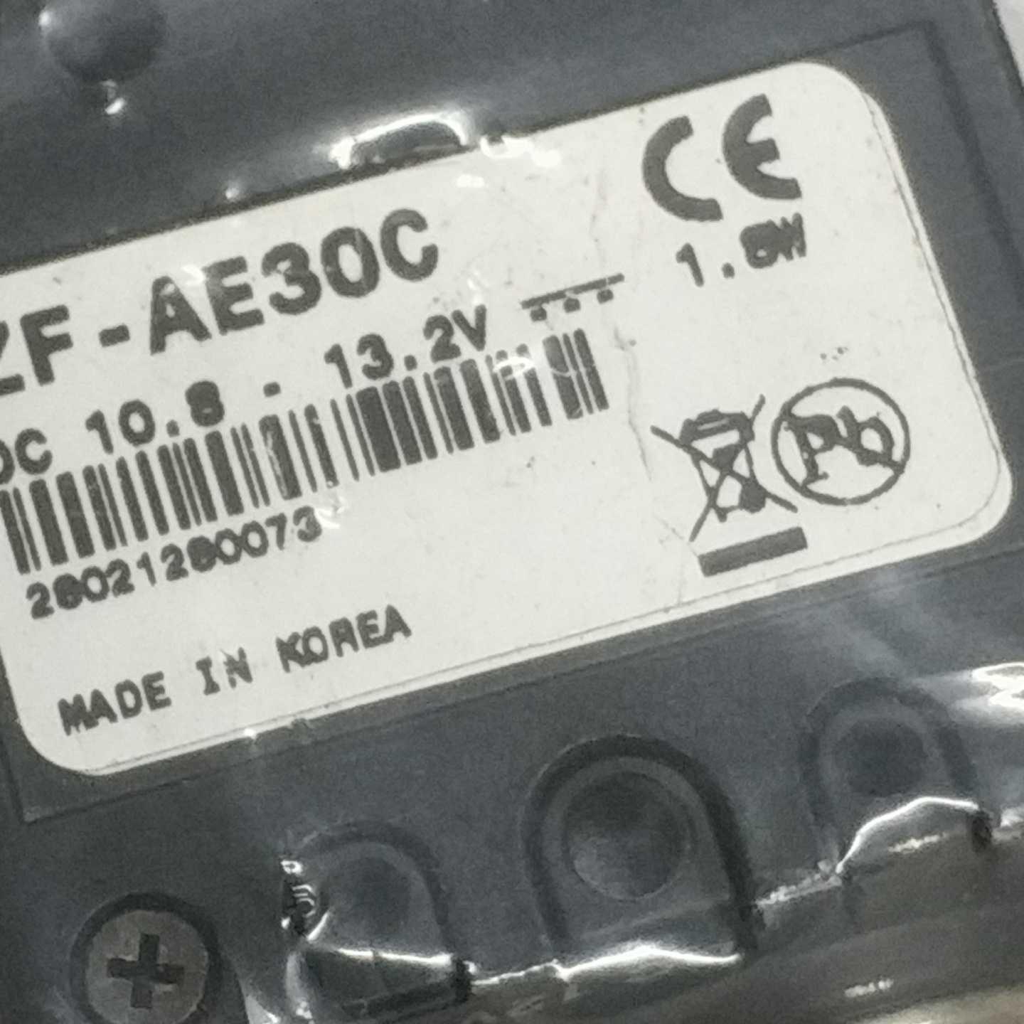 ZF-AE30C工业相机DC10.8~13.2V 1.8W CREVIS原装拆机现货MV-BE30A