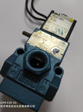 MAC原拆机电磁阀55B-12-PI-501BA 24V PED-501BAAA 224B-111BAAA