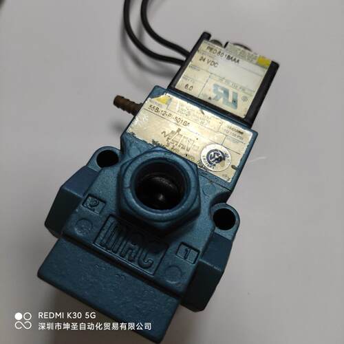 MAC原拆机电磁阀55B-12-PI-501BA 24V PED-501BAAA 224B-111BAAA