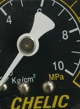 原装拆机CHELIC压力表实物拍照橙色如图便宜卖0~10KG/c 0~1mpa