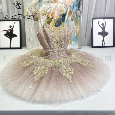 帕基塔艾斯米拉达变奏芭蕾演出服TUTU纱裙AEDC比赛蓬蓬纱裙进口纱