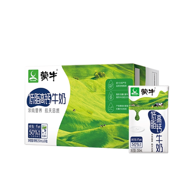 蒙牛旗舰店250mL*24盒低脂高钙