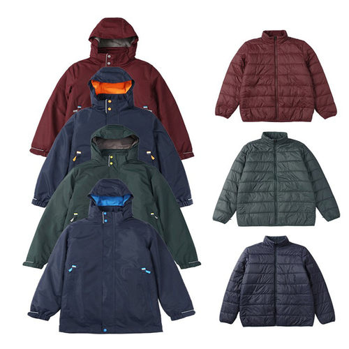 高中小学生校服三合一冲锋衣棉服