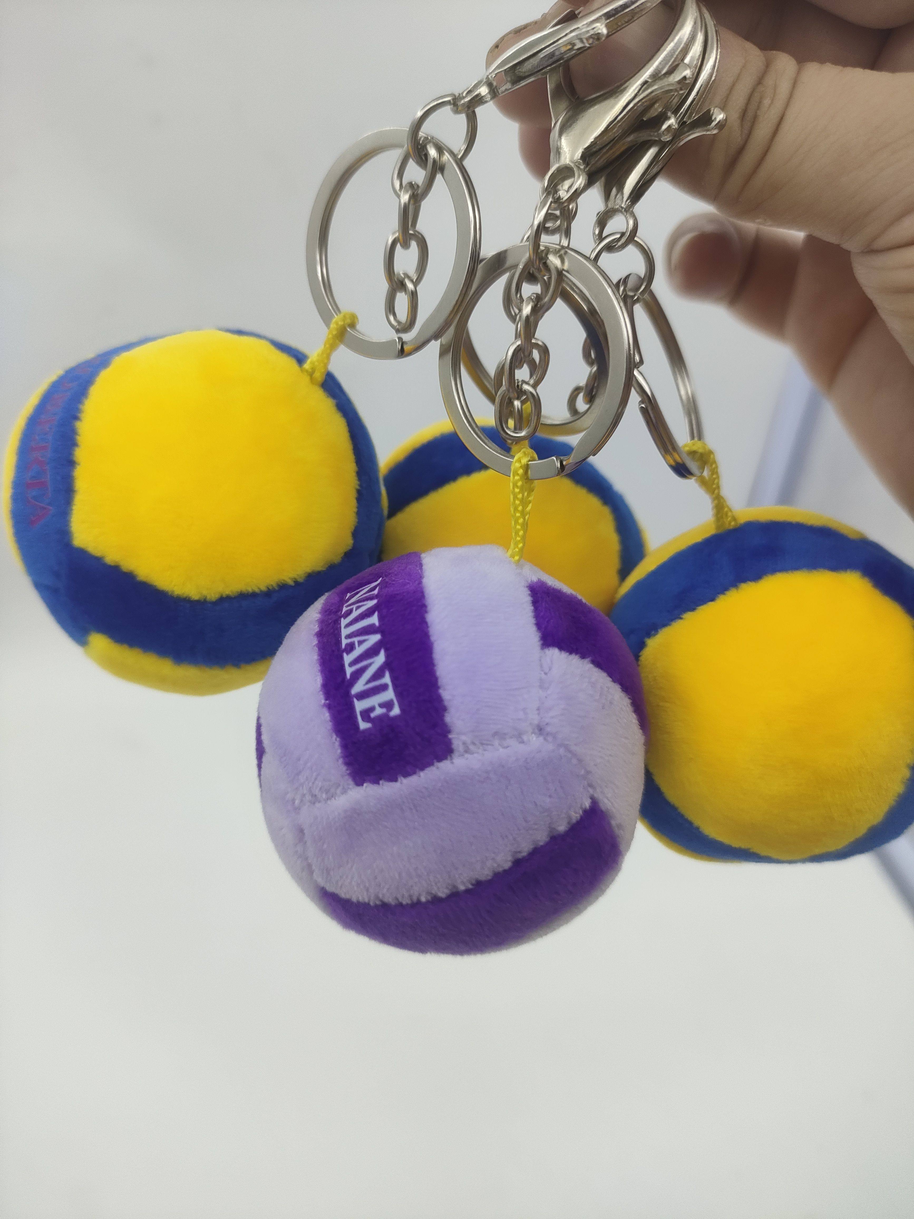 定制5.5cm排球吊饰1：4钥匙扣背包挂饰运动员留念送队友礼物玩具,玩具/童车/益智/积木/模型,毛绒/玩偶/公仔/布艺类玩具,淘宝优惠券,粉丝福利购,淘宝优惠卷