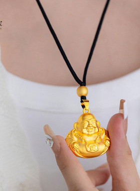 金店同款沙999大肚弥勒佛