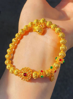 金店同款古法沙999珐琅彩