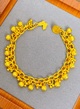 金店同款沙999硕果累手錬