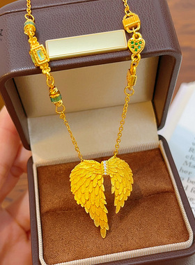 金店同款沙点钻拉丝天使之