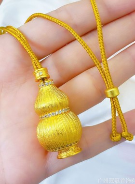 金店同款古法沙镶钻花丝葫